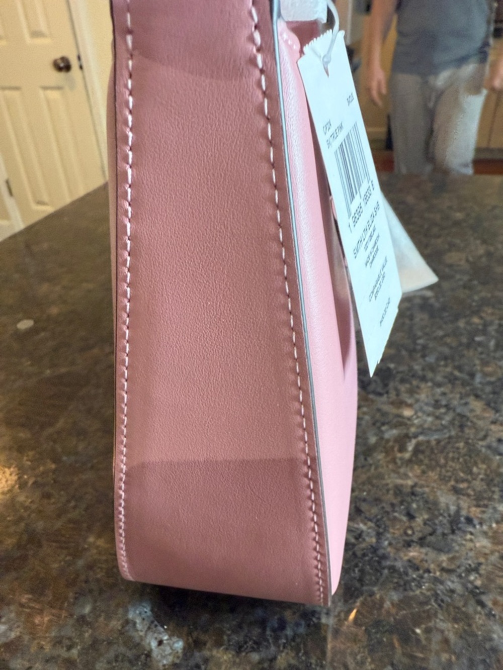 Coach Eliza Rose Pink Leather Shoulder Bag with Silver-Tone Clasp - Picture 5 of 15